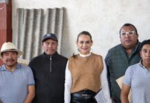 ERIKA OLEA ENTREGA MATERIAL HIDRÁULICO Y REFUERZA INFRAESTRUCTURA EN EL MIRASOL