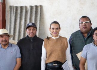 ERIKA OLEA ENTREGA MATERIAL HIDRÁULICO Y REFUERZA INFRAESTRUCTURA EN EL MIRASOL