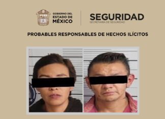 DETENIDOS DOS PRESUNTOS IMPLICADOS EN PORTACIÓN DE ARMA PROHIBIDA EN VALLE DE CHALCO