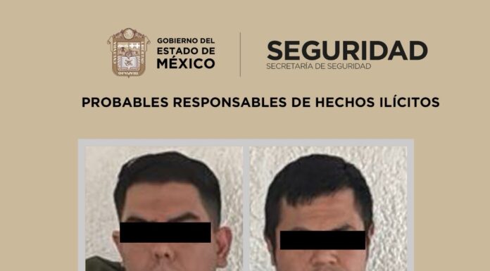 Detienen a dos hombres por presunto narcomenudeo en Nezahualcóyotl; aseguraron vehículo y más de un kilo de presunta marihuana