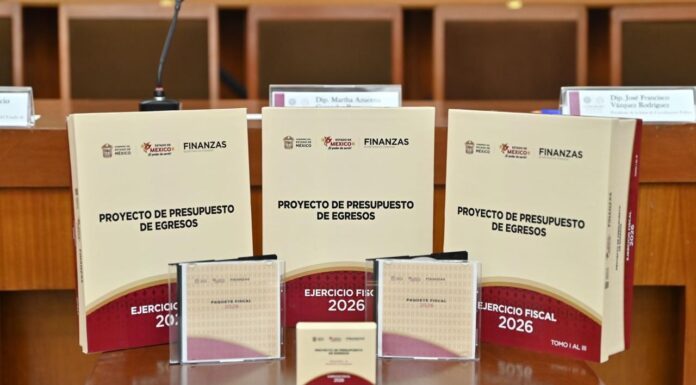 Aprueba Congreso del Estado de México Presupuesto de Egresos 2026 con enfoque en el interés colectivo