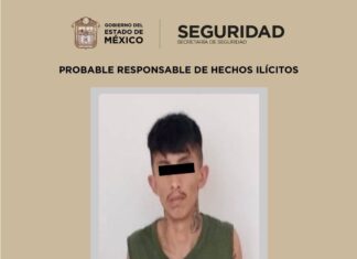 DETENIDO EN TLALNEPANTLA UN HOMBRE PRESUNTAMENTE IMPLICADO EN PORTACIÓN DE ARMA PROHIBIDA Y DELITOS CONTRA LA SALUD