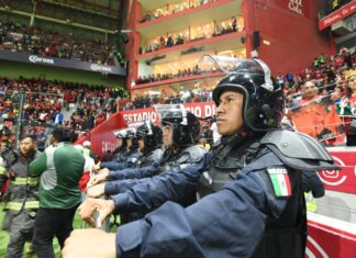 Despliega Secretaría de Seguridad Edoméx operativo con más de mil elementos para el partido Toluca vs Monterrey