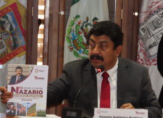 Nazario Gutiérrez entrega su Primer Informe de Gobierno ante el Cabildo de Texcoco