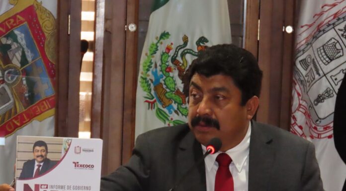 Nazario Gutiérrez entrega su Primer Informe de Gobierno ante el Cabildo de Texcoco