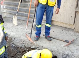 Atención coordinada ante fuga de gas natural en la colonia La Merced