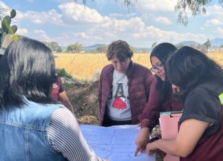 Gobernadora Delfina Gómez supervisa obras hidráulicas en el oriente del Edoméx