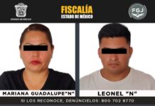 FGJEM aprehende a dos personas por presunta extorsión a transportistas en el municipio de La Paz