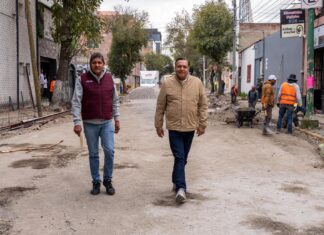 Cierra Ricardo Moreno el año con supervisión de obra vial en la calle Humboldt