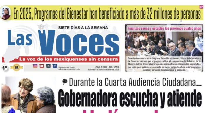 Durante la Cuarta Audiencia Ciudadana Gobernadora escucha y atiende a población mexiquense