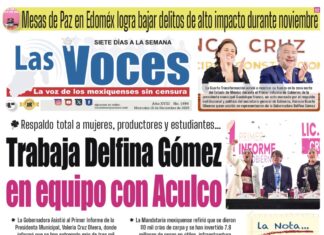 Respaldo total a mujeres, productores y estudiantes… Trabaja Delfina Gómez en equipo con Aculco