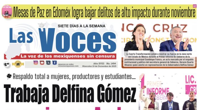 Respaldo total a mujeres, productores y estudiantes… Trabaja Delfina Gómez en equipo con Aculco