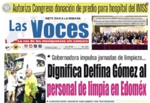 Gobernadora impulsa jornadas de limpieza, Dignifica Delfina Gómez al personal de limpia en Edoméx
