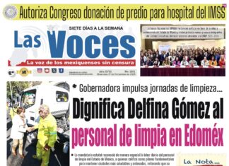 Gobernadora impulsa jornadas de limpieza, Dignifica Delfina Gómez al personal de limpia en Edoméx
