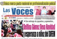 Con entrega de juguetes y aguinaldos, Delfina Gómez lleva Navidad y esperanza a niñez del DIFEM