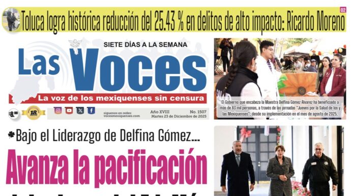 Avanza la pacificación Bajo el Liderazgo de Delfina Gómez del oriente del EdoMéx