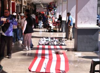 Implementa Gobierno de Toluca operativo para contener comercio ambulante en el Centro Histórico
