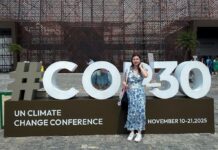 Egresada de la UAEMéx llevó la voz de las juventudes mexicanas a la COP 30