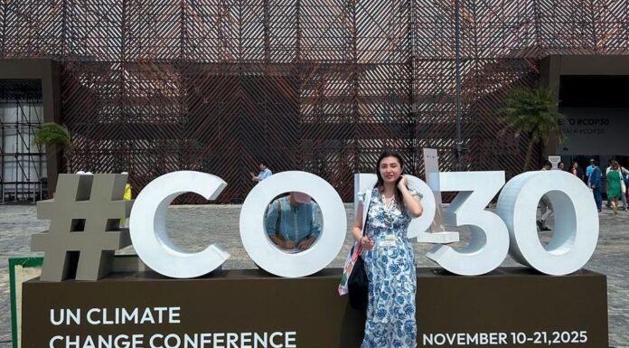 Egresada de la UAEMéx llevó la voz de las juventudes mexicanas a la COP 30