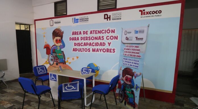 Gobierno de Texcoco instala módulo de atención para personas con discapacidad y adultos mayores
