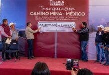 Toluca y Almoloya de Juárez fortalecen conectividad con la inauguración del “Camino de la Amistad”