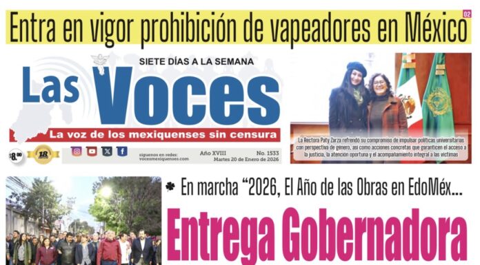 En marcha “2026, El Año de las Obras en EdoMéx… Entrega Gobernadora Avenida Miguel Hidalgo en Texcoco