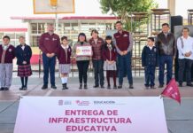 Gobernadora Delfina Gómez impulsa la educación en Nezahualcóyotl con entrega de apoyos a 134 escuelas