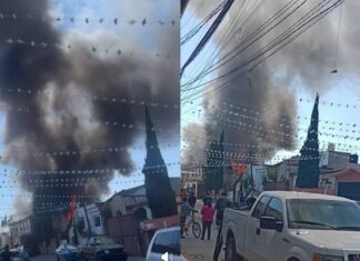 Fuerte incendio consume maderería en San Pedro Tultepec y moviliza cuerpos de emergencia