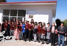 Berenice Carrillo entrega nueva aula educativa en San Mateo Alcalá y refuerza el compromiso con la niñez de Temoaya