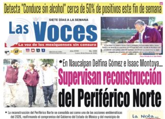 En Naucalpan Delfina Gómez e Isaac Montoya… Supervisan reconstrucción del Periférico Norte
