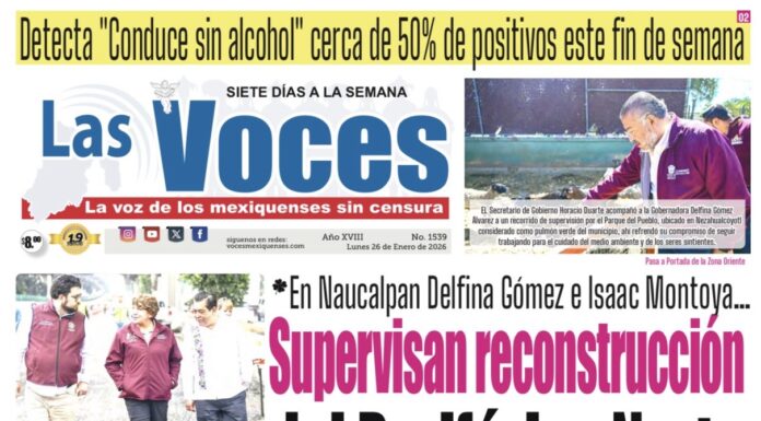 En Naucalpan Delfina Gómez e Isaac Montoya… Supervisan reconstrucción del Periférico Norte