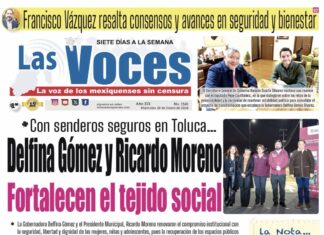 Con senderos seguros en Toluca…Delfina Gómez y Ricardo Moreno Fortalecen el tejido social