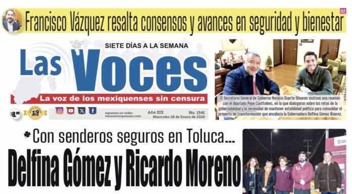 Con senderos seguros en Toluca…Delfina Gómez y Ricardo Moreno Fortalecen el tejido social