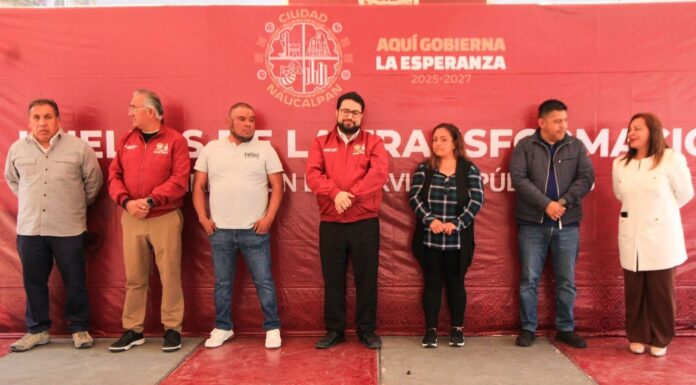Recupera Naucalpan el Parque La Punta con obras urbanas y acciones de seguridad
