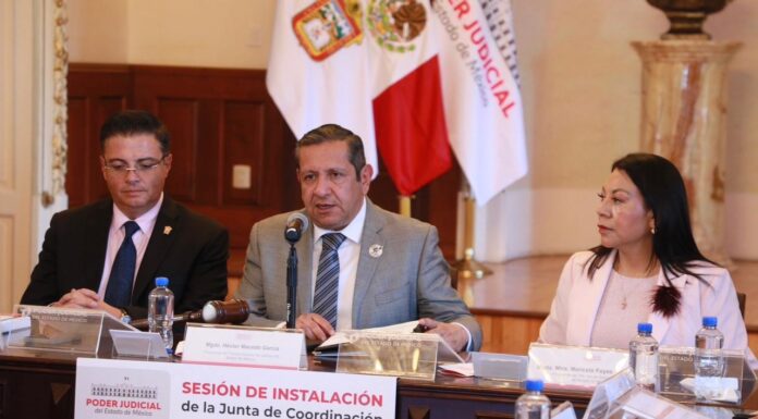 Instala PJEdomex Junta de Coordinación para fortalecer organización interna y acercar la justicia a la ciudadanía