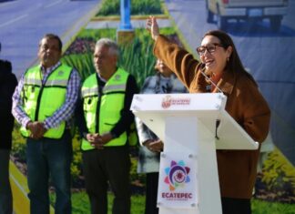 Ecatepec pone en marcha el programa Camellones Seguros en 19 vialidades del municipio