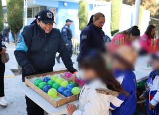 Policía de Ecatepec lleva ferias de prevención a preescolar y primaria