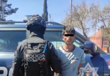 Policía de Toluca detiene a tres jóvenes armados en San Buenaventura