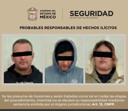 Detienen en San Antonio La Isla a tres presuntos generadores de violencia tras disparos