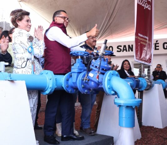 Inauguran nuevo pozo en San José Guadalupe Otzacatipan; beneficiará a más de 14 mil habitantes