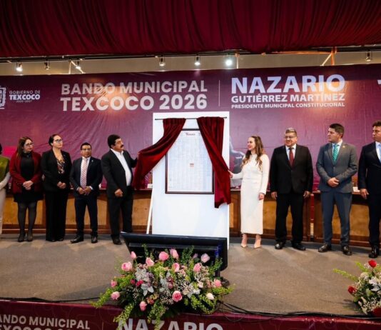 Ante el pueblo de Texcoco se promulga el Bando Municipal Texcoco 2026