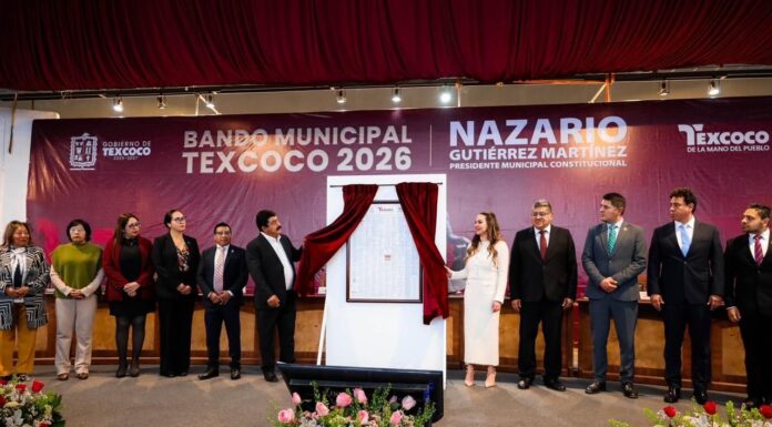 Ante el pueblo de Texcoco se promulga el Bando Municipal Texcoco 2026