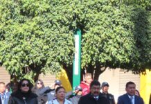 En Texcoco conmemoran el Día de la Bandera y refuerzan seguridad con patrullas y drones
