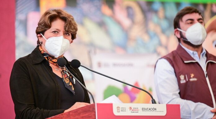Delfina Gómez entrega obras y equipamiento escolar en Valle de Chalco; benefician a más de 28 mil estudiantes