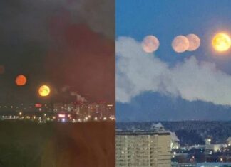 ¡Impacto celestial! Cuatro “lunas” deslumbran el cielo sobre Rusia y enloquecen redes sociales