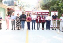 Gobierno de Tenancingo entrega obra de pavimentación con concreto hidráulico en El Salitre