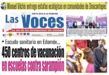 Escudo sanitario en Edoméx… 450 centros de vacunación en escuelas contra sarampión