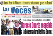 Por mayor seguridad en el Edoméx… Horacio Duarte respalda a la Gobernadora Delfina Gómez