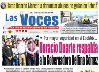 Por mayor seguridad en el Edoméx… Horacio Duarte respalda a la Gobernadora Delfina Gómez