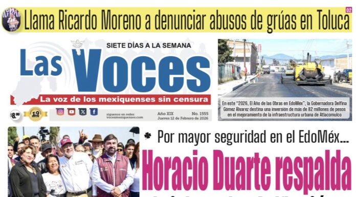 Por mayor seguridad en el Edoméx… Horacio Duarte respalda a la Gobernadora Delfina Gómez